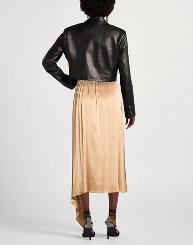 Woman Maxi skirt Camel Size 10 Viscose, Nylon, Elastane