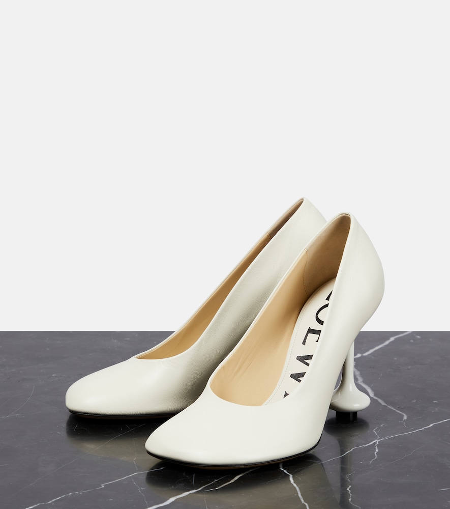 Toy leather pumps