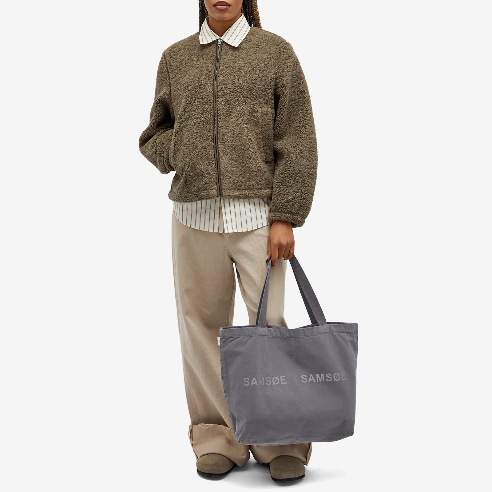 Samsøe Samsøe Women's Frinka Shopper in Iron Gate  F20300113