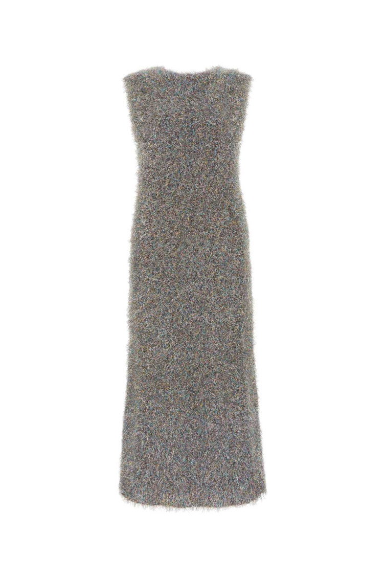 Mohair And Lurex Midi Dress