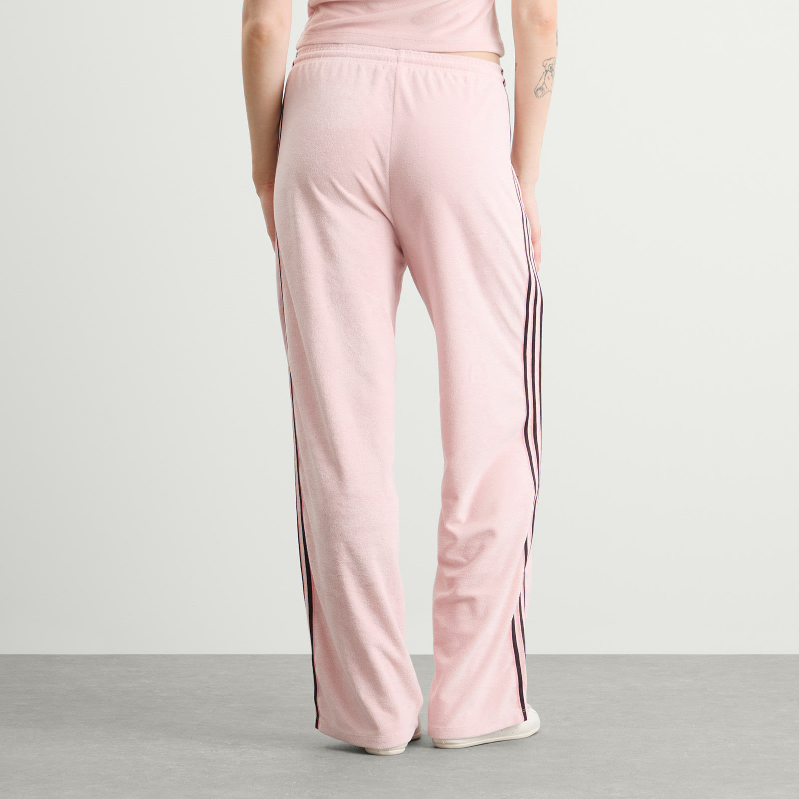 Women's Terry Towel Track Pants Sandy Pink