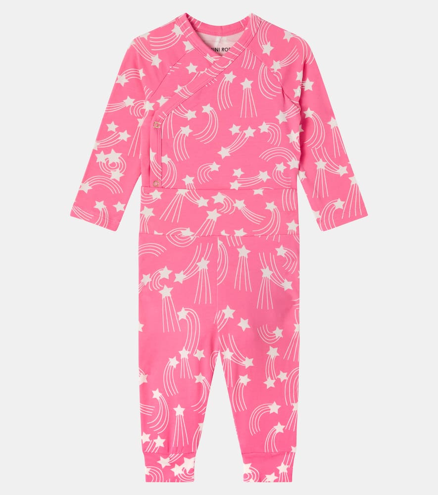 Baby printed bodysuit and leggings set