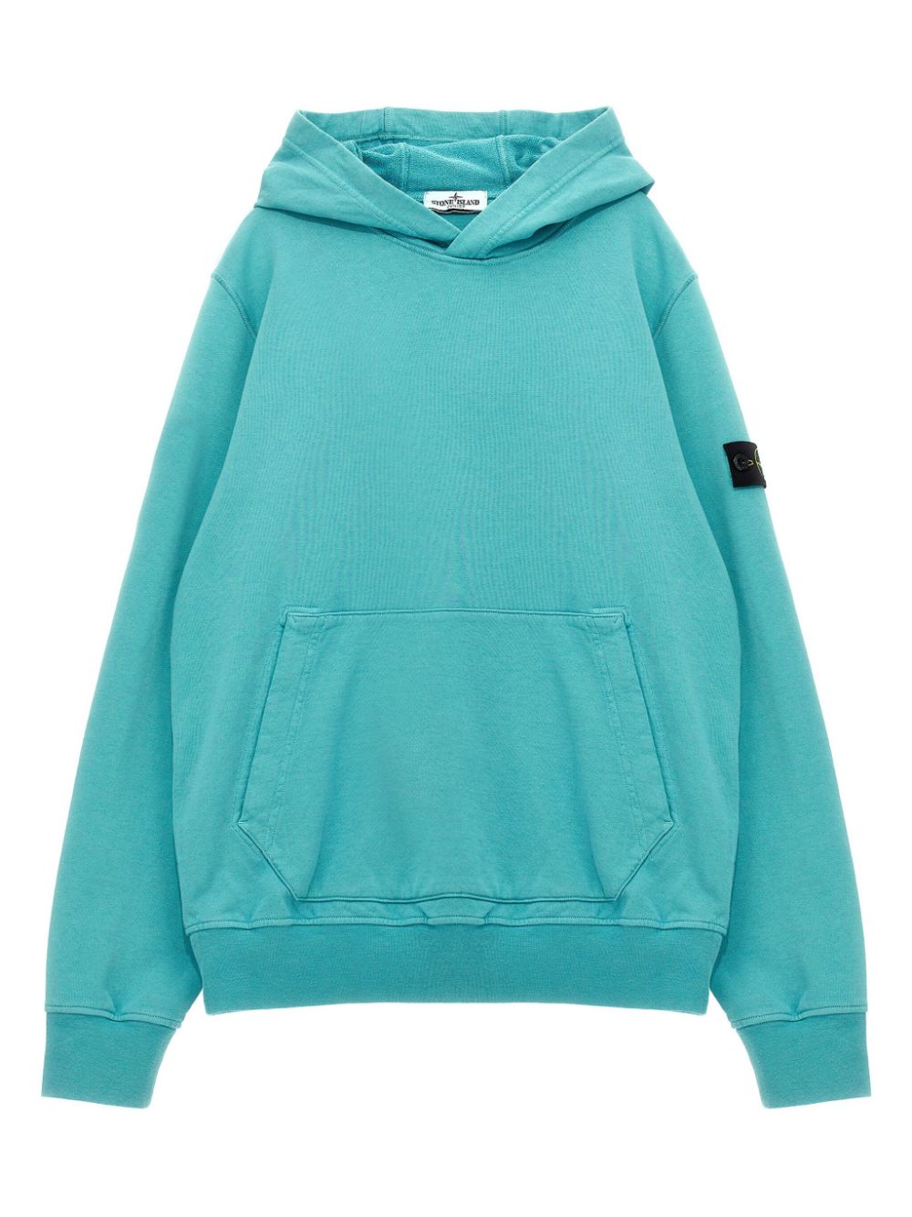 Compass-badge hoodie - Blue