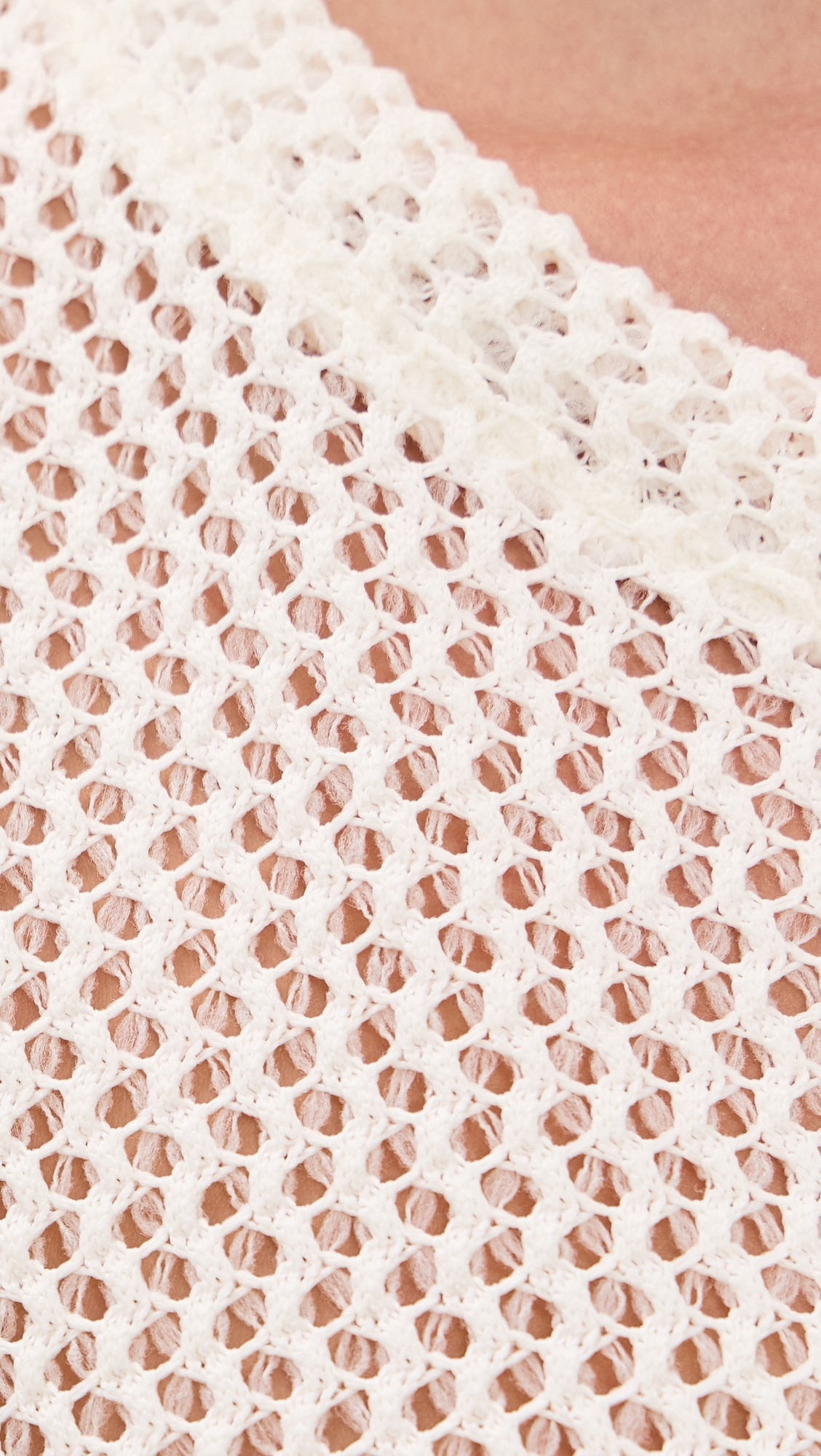 Fishnet Big Shirt Ivory