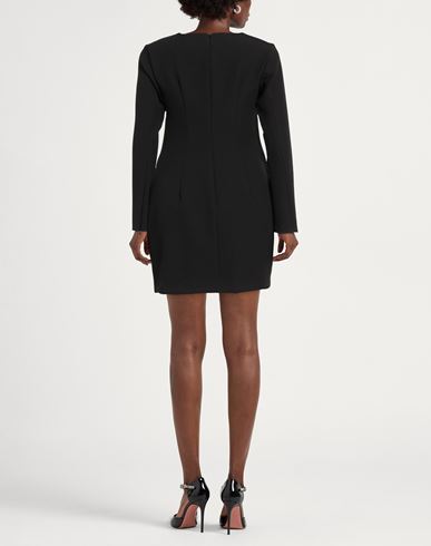 Woman Mini dress Black Size 6 Polyester, Elastane