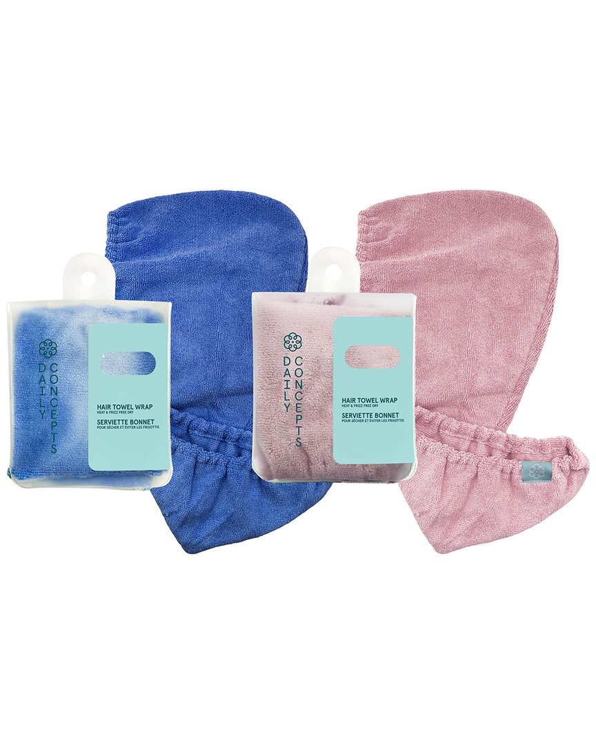 Daily Hair Towel Wrap 2 Pack