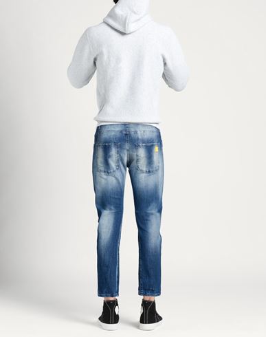 Patriòt Man Jeans Blue Size 32 Cotton, Elastane