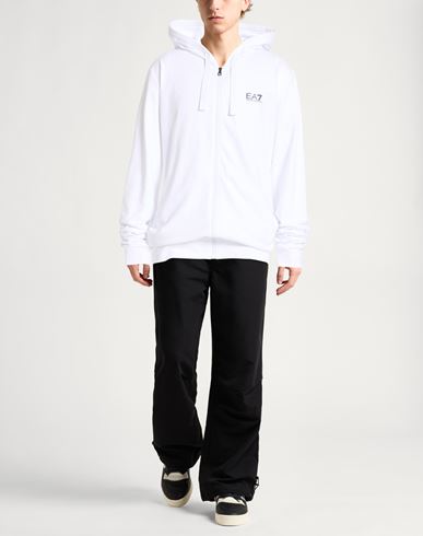 Man Sweatshirt White Size XS Cotton