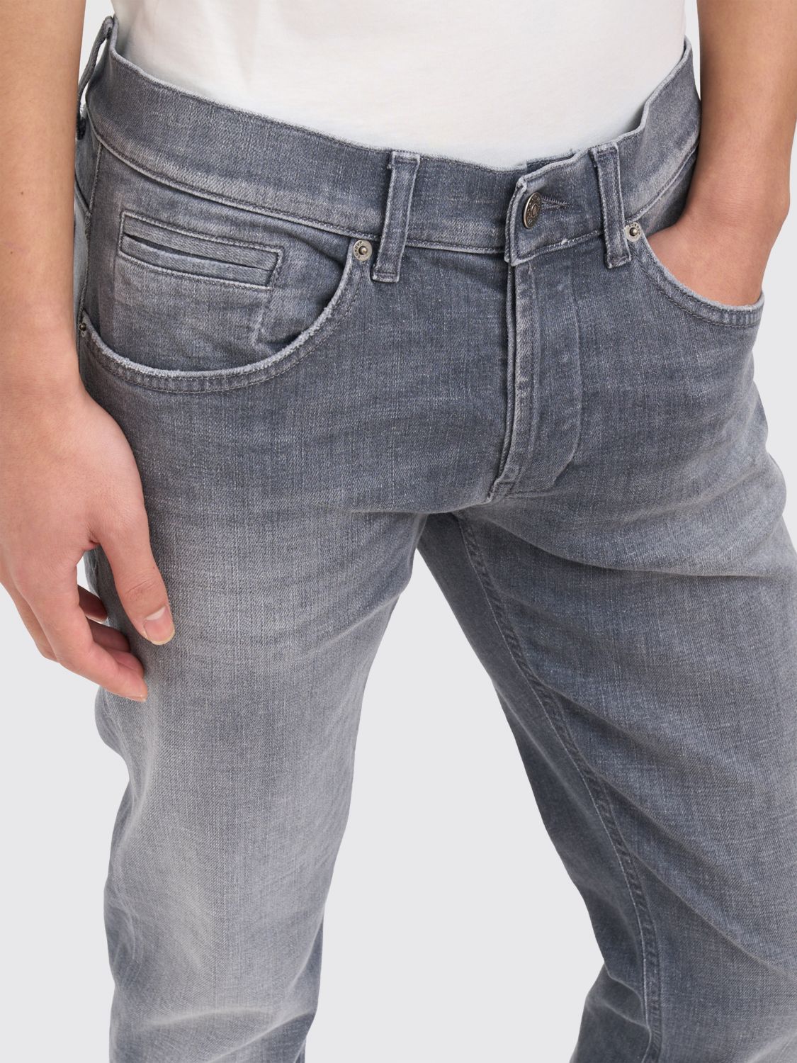 Jeans Men color Grey