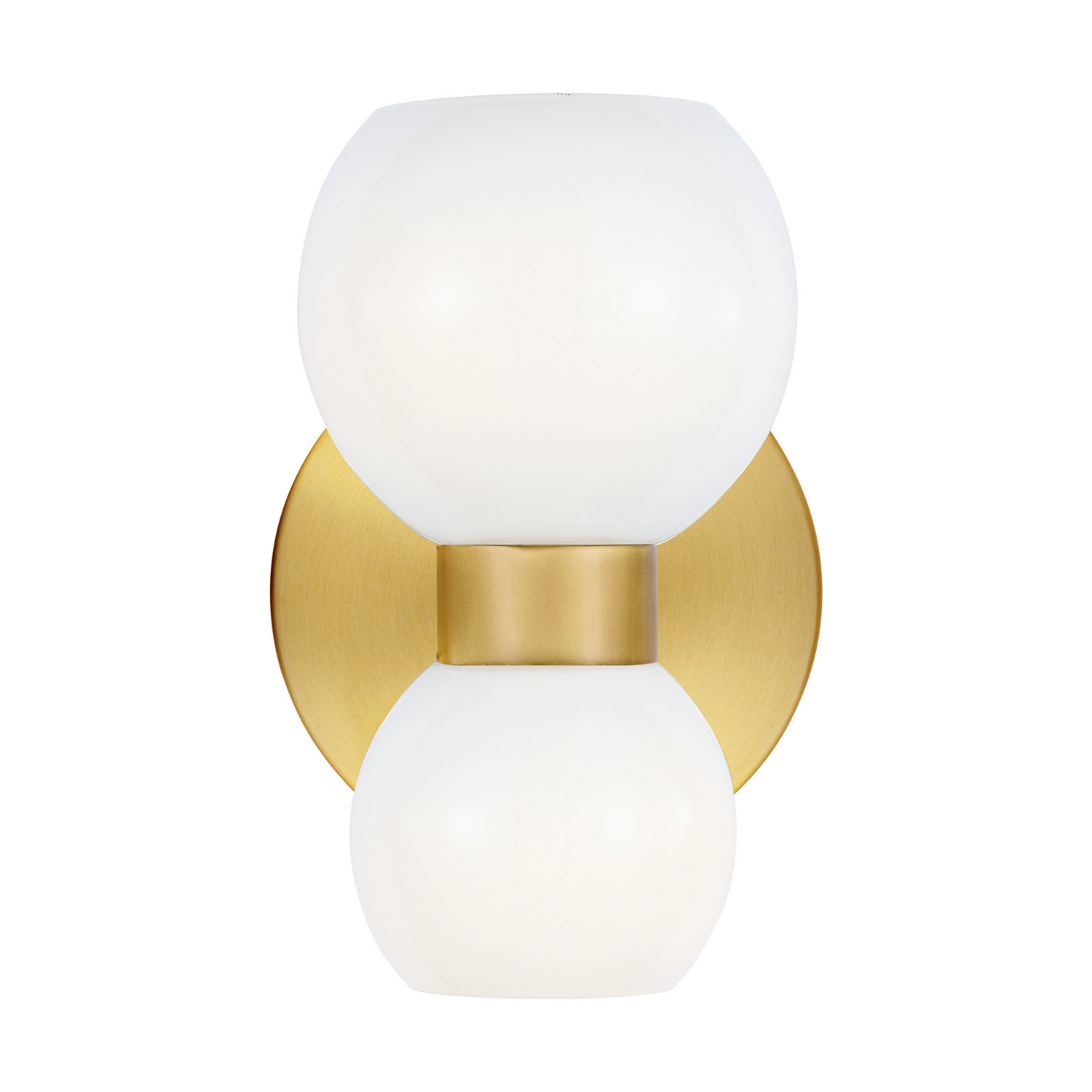 Visual Comfort Studio Londyn 2-Light Wall Sconce in Burnished Brass by Kate Spade New York