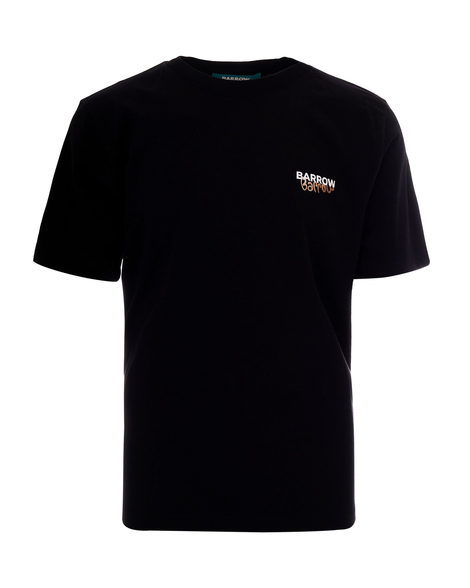 Logo-Print Cotton T-Shirt — Black
