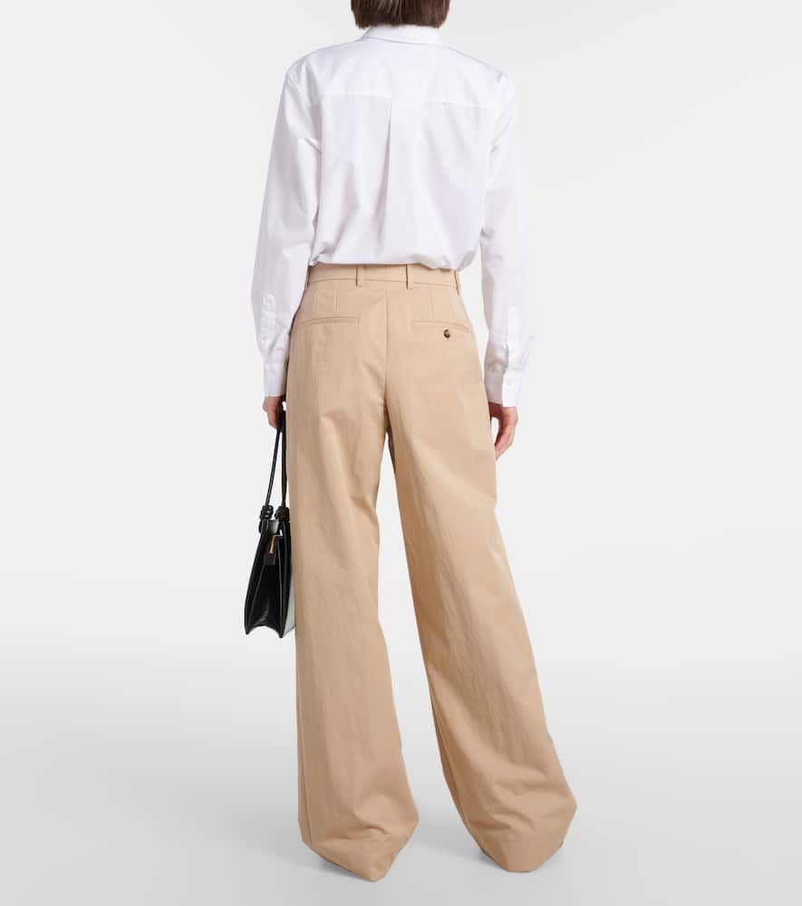 Wardrobe. NYC Drill Chino cotton-blend wide-leg pants