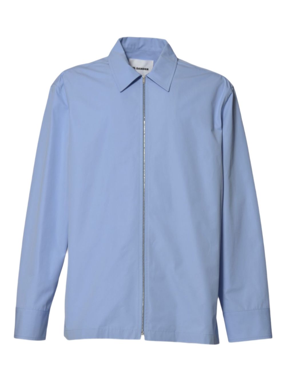 Jil Sander zip-up shirt - Blue