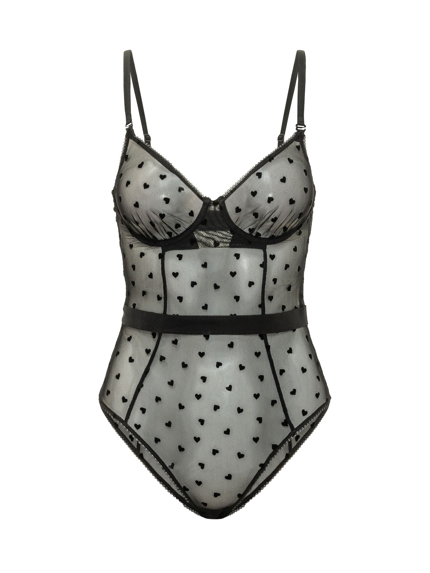 Heart Motif Mini Bodysuit