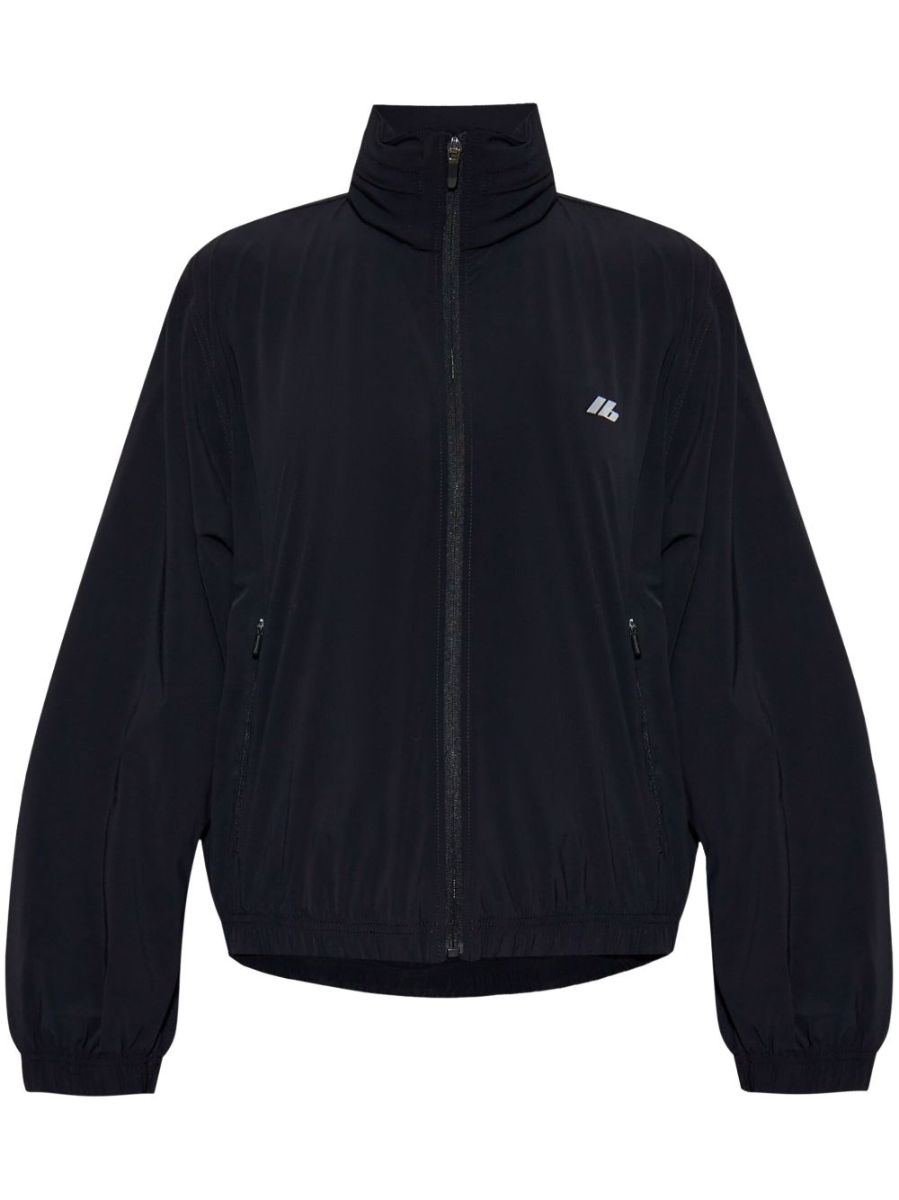 Shrunk windbreaker jacket - Black