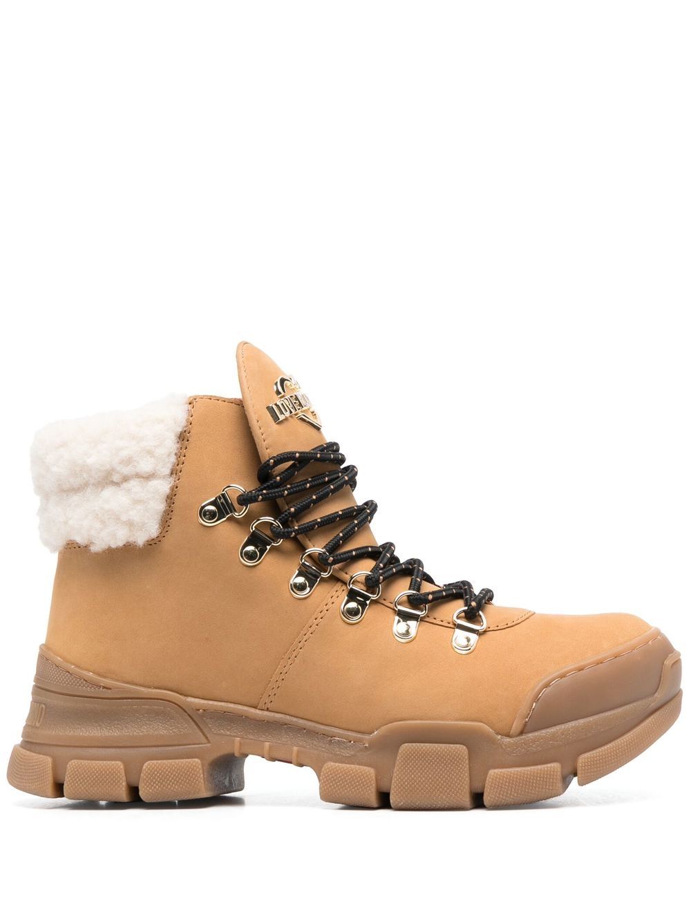 Lace-up ankle boots - Brown