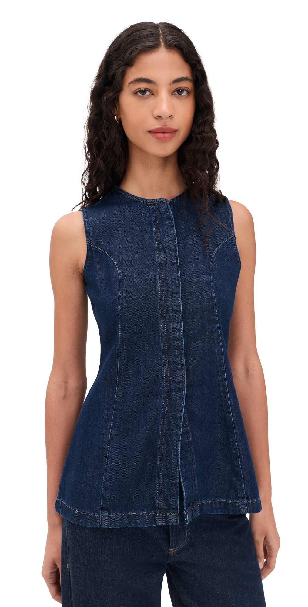 The Seamed Denim Tunic Honor
