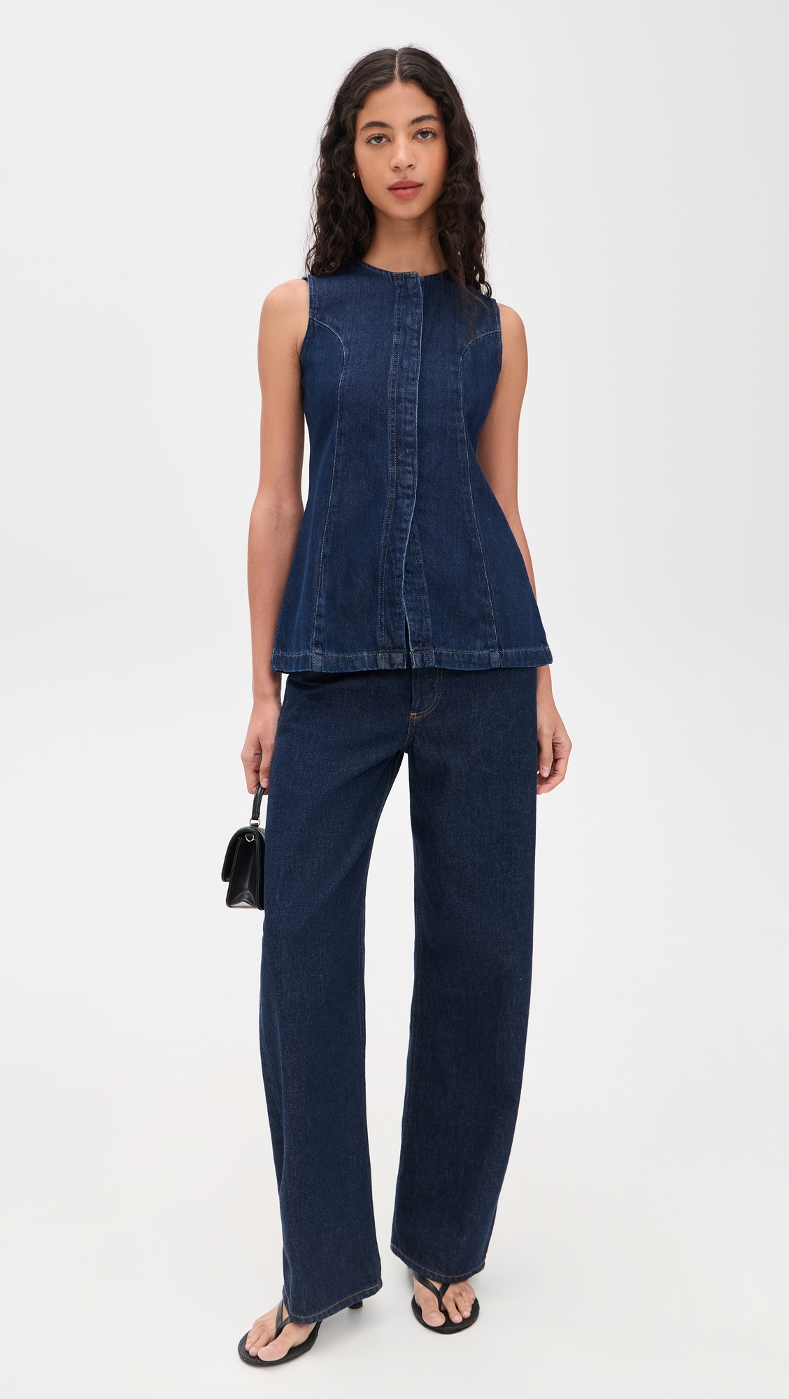 The Seamed Denim Tunic Honor