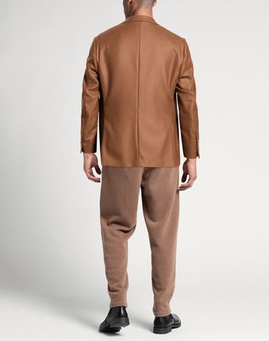 Man Blazer Camel Size 42 Virgin Wool, Cashmere