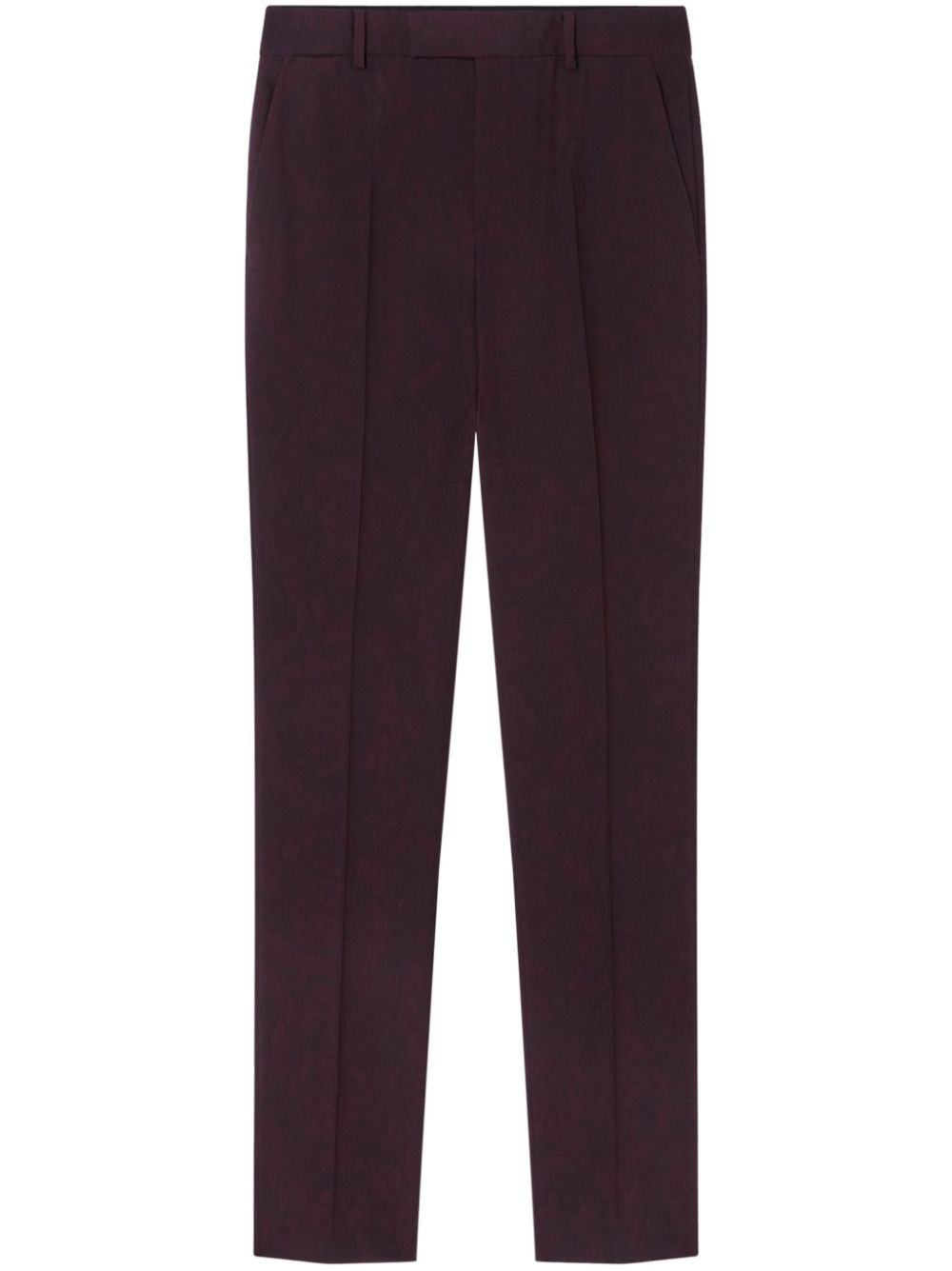 Jacquard tailored trousers