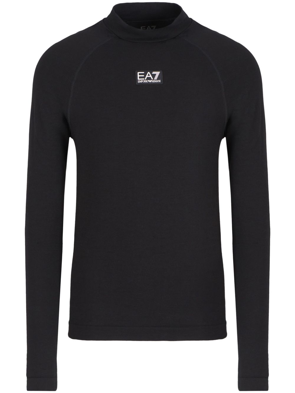 Logo-patch sweatshirt - Black