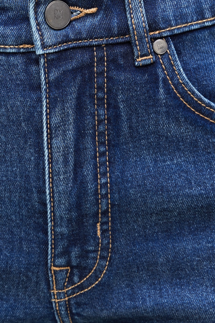 Frenchie Stretch High Rise Slim Leg Jeans - Blue - Women Clothing
