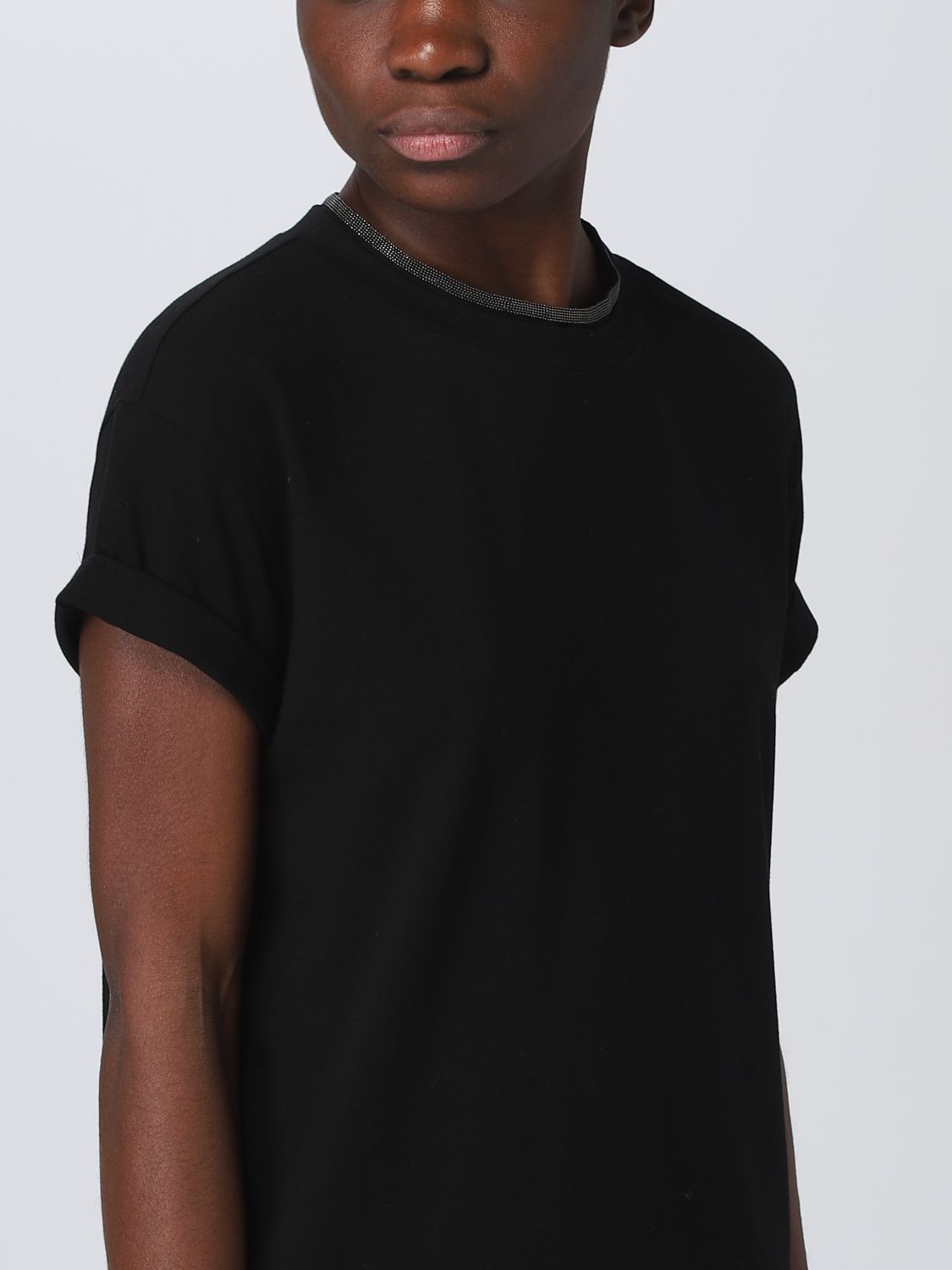 Top Woman color Black
