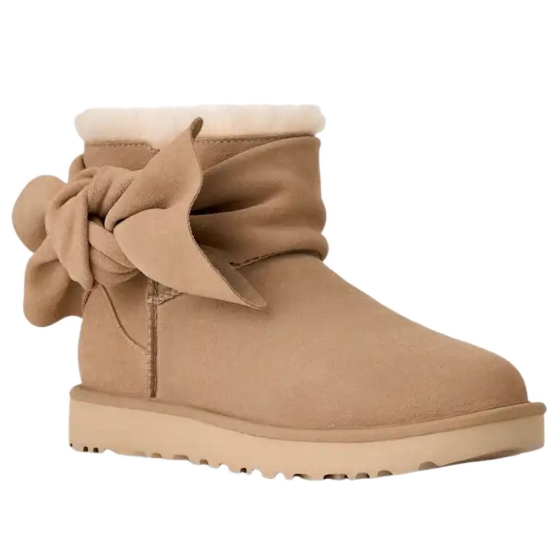 (WMNS) Classic Mini Bow Boot 'Sand'