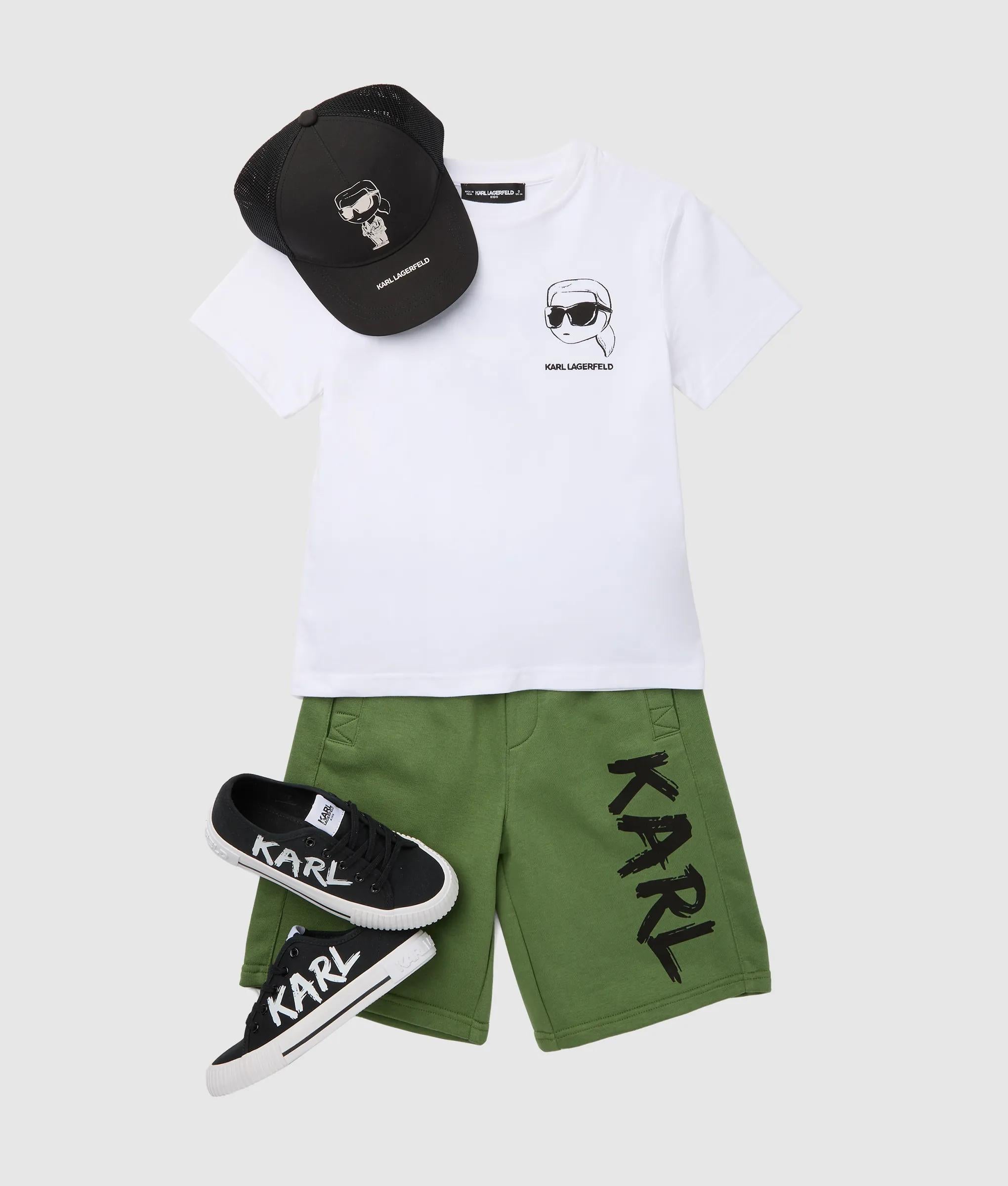 Karl Lagerfeld - T-shirt Mit Ikon-kontur Für Jungen, Weiss, Größe: 12y