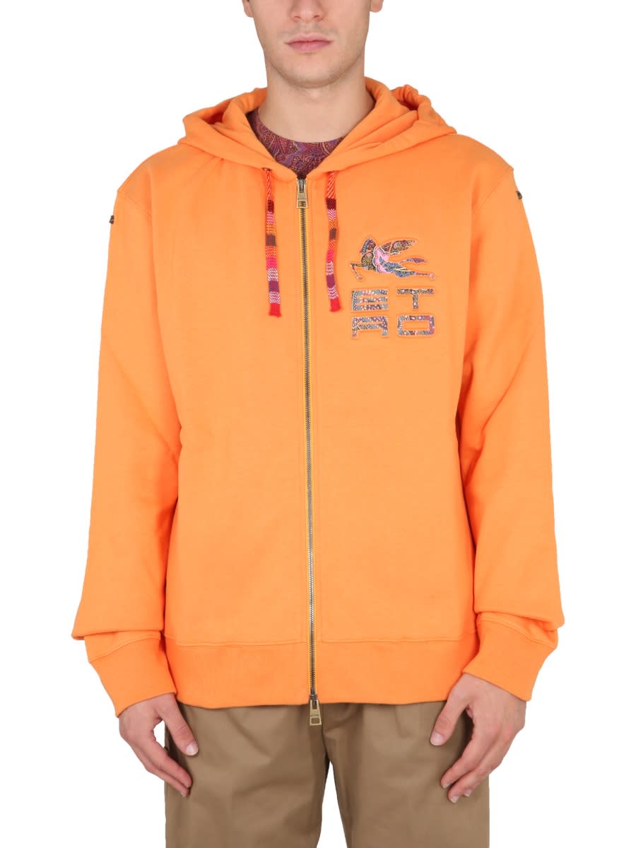 Zip Logo Hoodie
