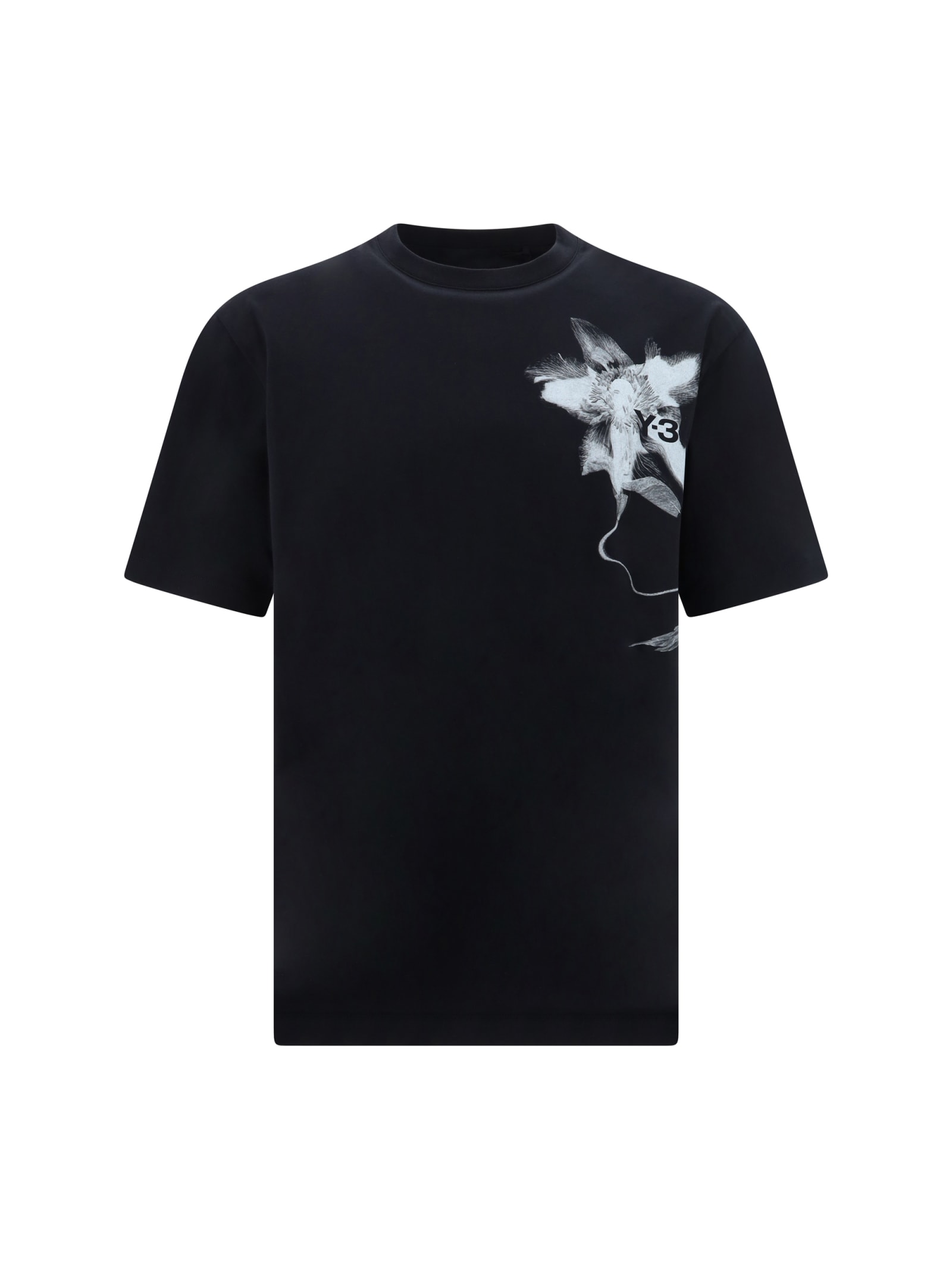 Graphic-print cotton T-shirt - Black