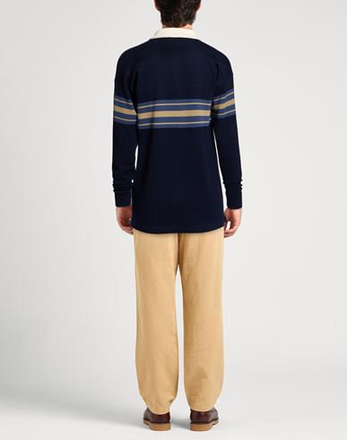 Man Sweater Navy Size L Wool, Silk, Cashmere