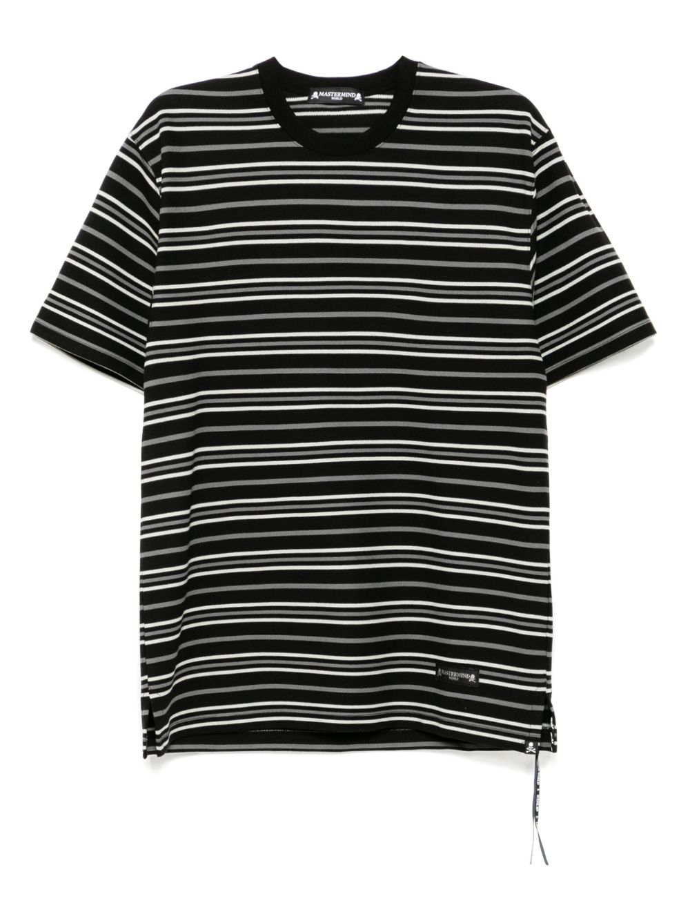 Mastermind World striped T-shirt - Black