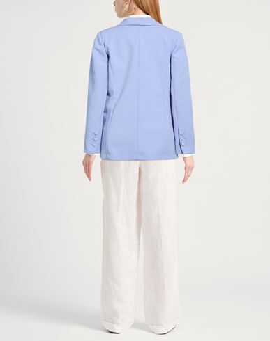 Woman Blazer Light blue Size 6 Polyester, Elastane