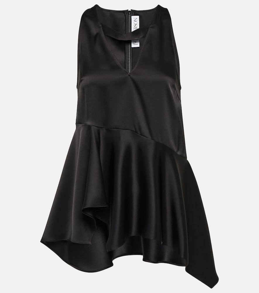 Asymmetric satin top