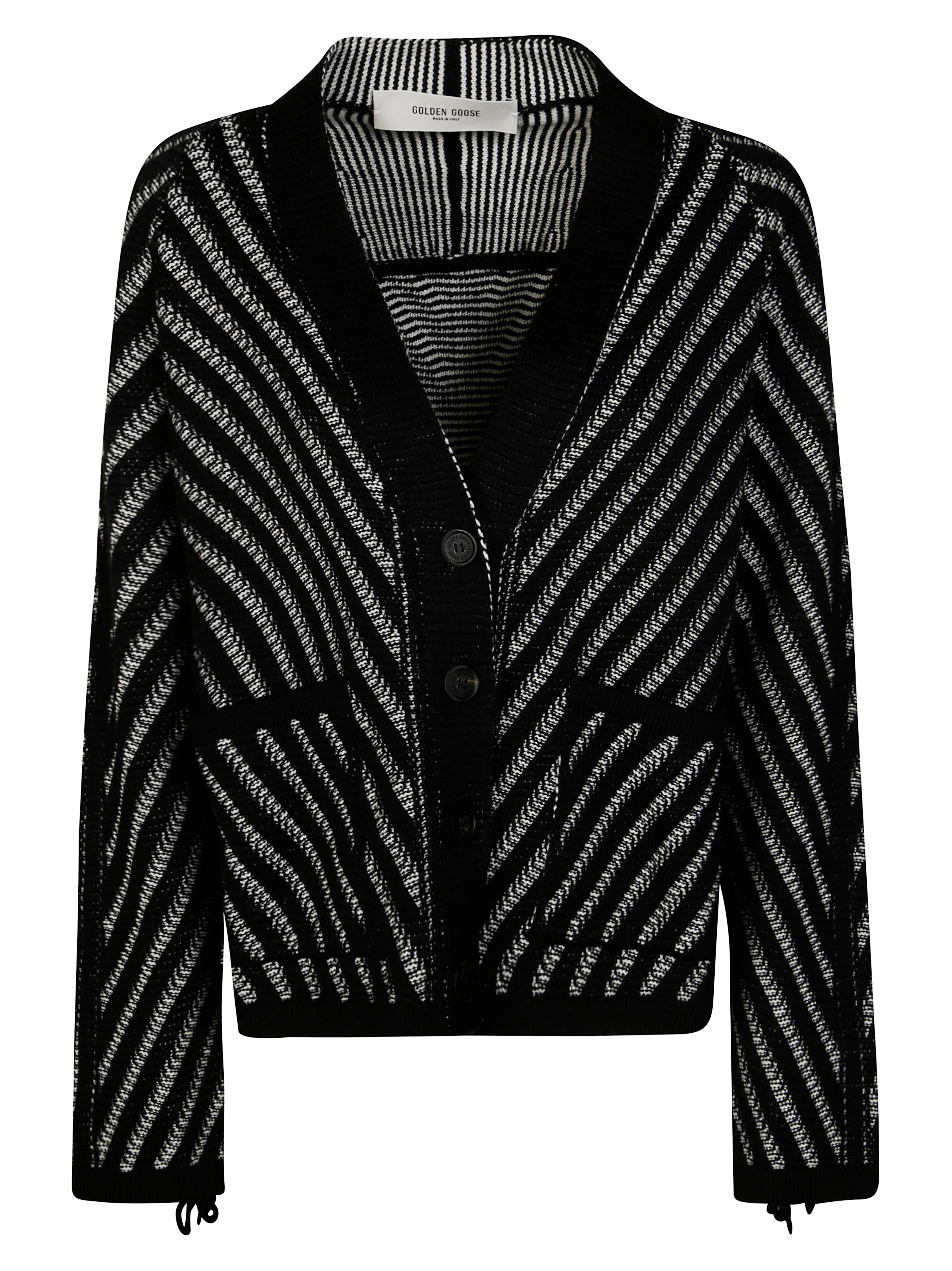 Striped Wool Cardigan
