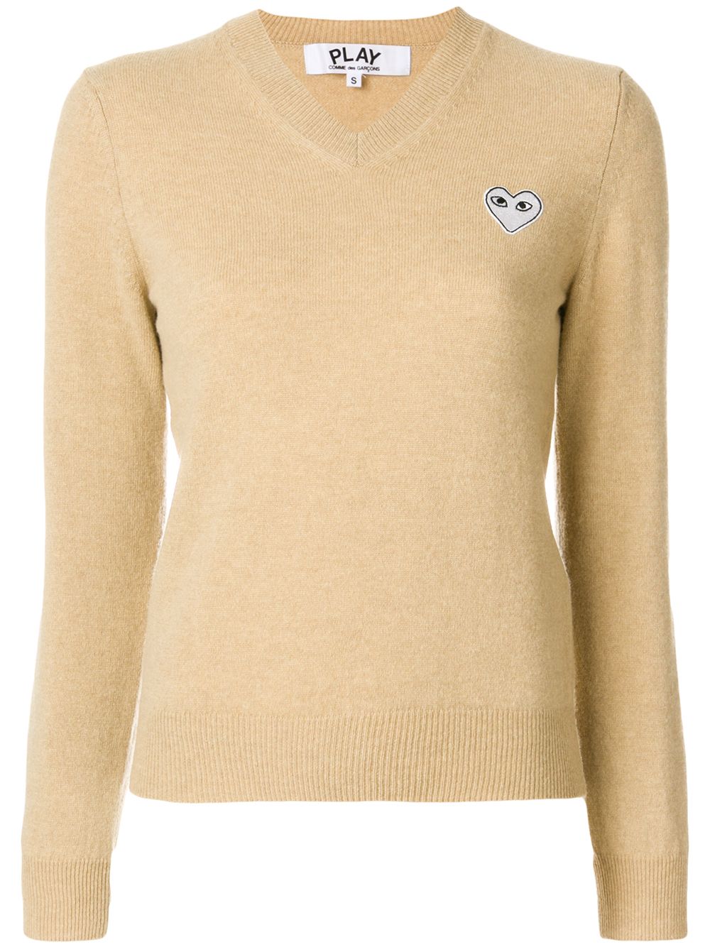 V-neck pullover - White