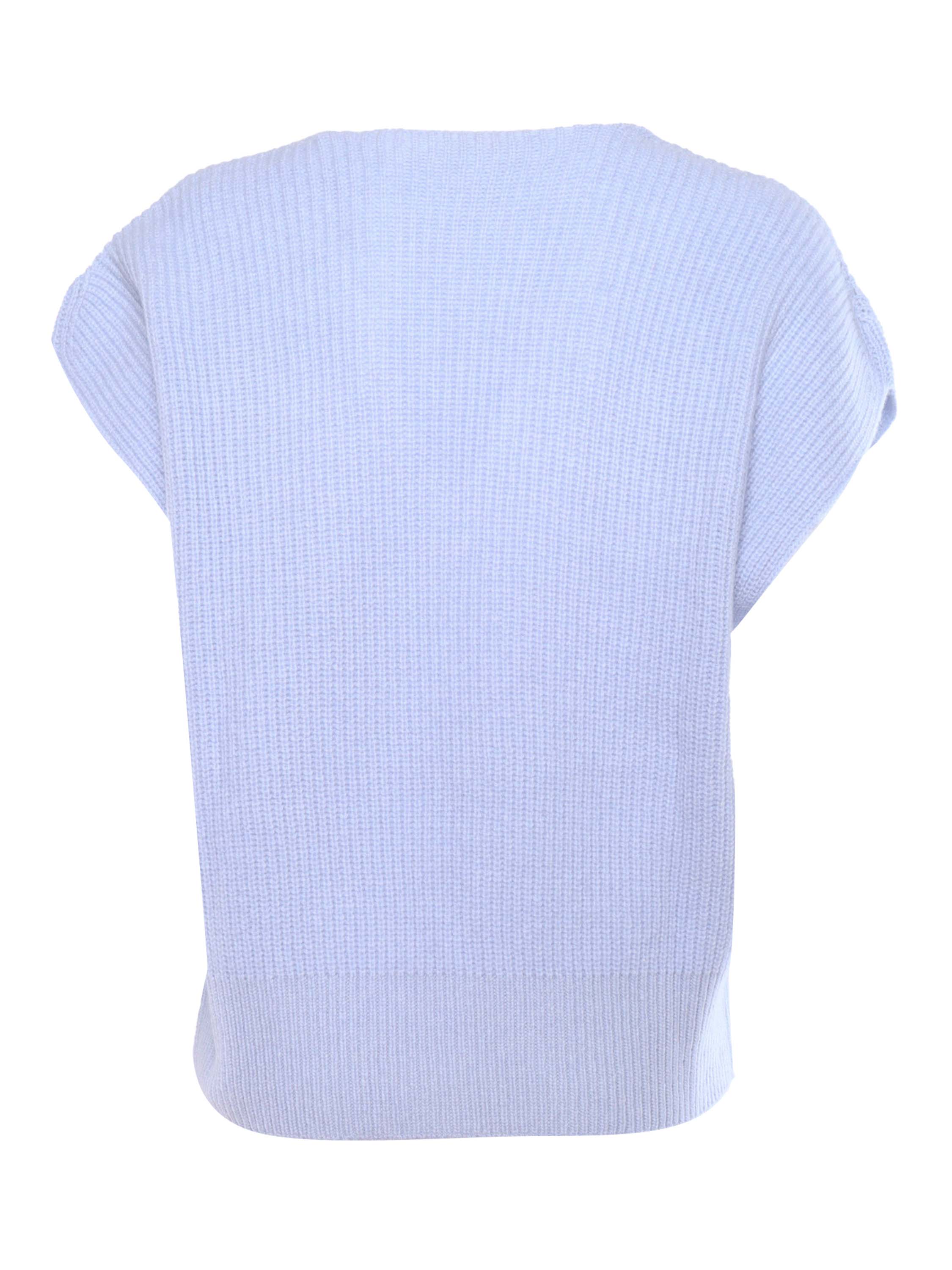 Kangra Cashmere Gilet Chiuso Costa Inglese Scollo V
