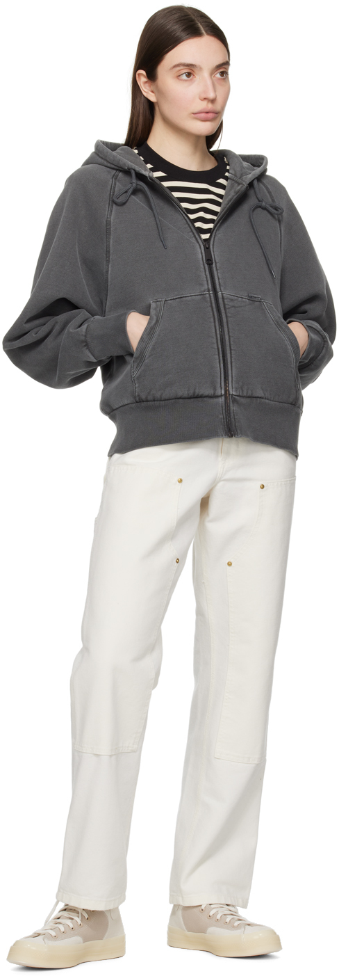Carhartt Work In Progress White Double Knee Trousers
