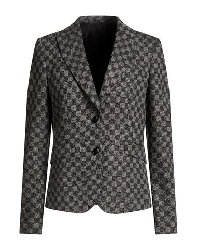 Woman Blazer Grey Size 4 Virgin Wool, Viscose, Polyamide