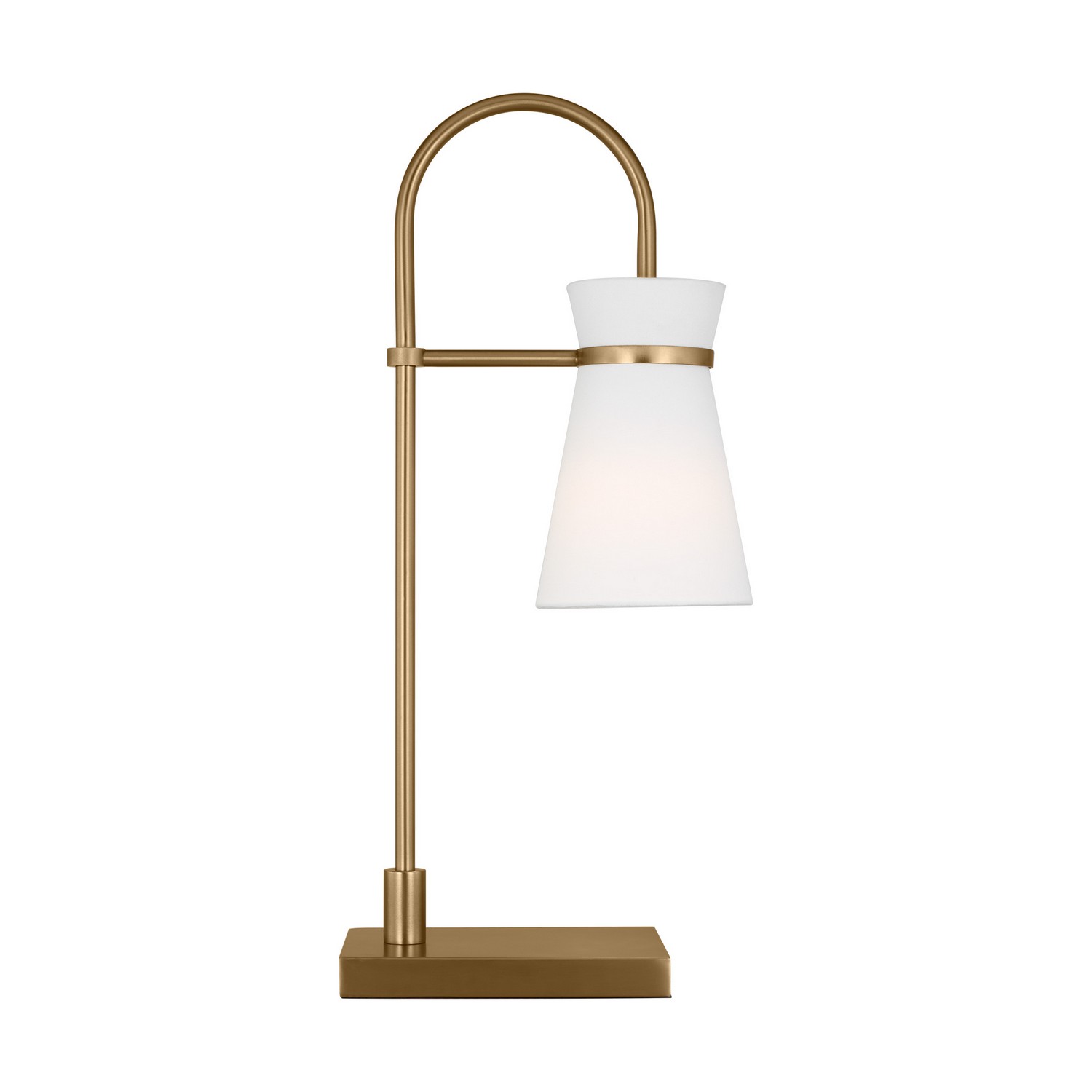 Satin Brass One Light Table Lamp from the Binx Collection