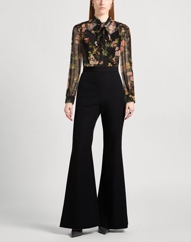 Woman Top Black Size M Silk