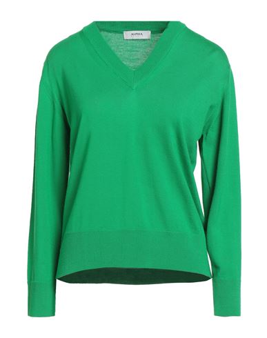 Woman Sweater Light green Size 10 Merino Wool