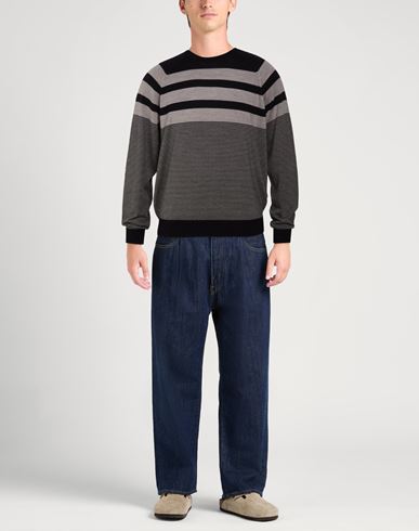 Man Sweater Navy Size L Acrylic, Virgin Wool