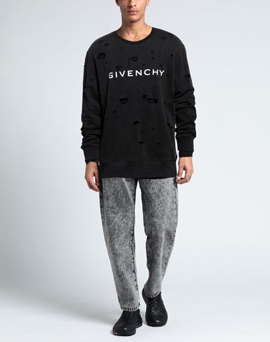 Man Sweatshirt Charcoal Size S Cotton