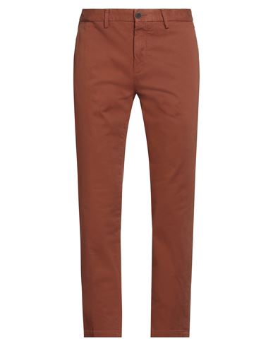 Man Pants Brown Size 30 Cotton, Elastane