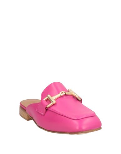 Woman Mules & Clogs Magenta Size 5 Leather
