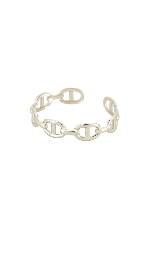 Petit moments Bit Cuff in Metallic Silver