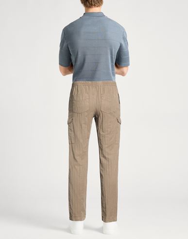 Man Pants Khaki Size 30 Lyocell, Linen, Cotton