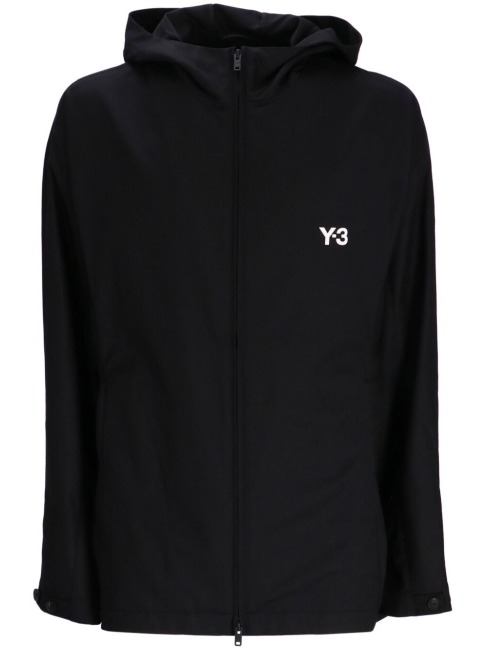Logo-print track jacket - Black